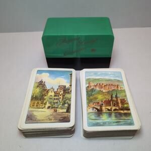 Bielefelder Spielkarten Romme Bridge Canasta Playing Cards Plastic Case Germany